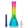 Colorful Frosted Beaker Bong pink green bule apart 1500*1500 Colorful Frosted Beaker Bong pink green bule apart