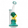 Multi Recycler with Inline Perc Dab Rig Teal 1500*1500 Multi Recycler with Inline Perc Dab Rig Teal
