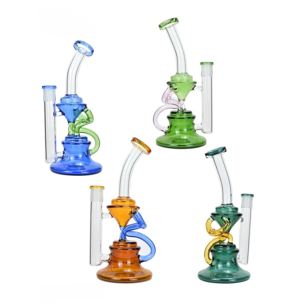 VAPORBA Multi Recycler with Inline Perc Dab Rig 6 Multi Recycler with Inline Perc Dab Rig All