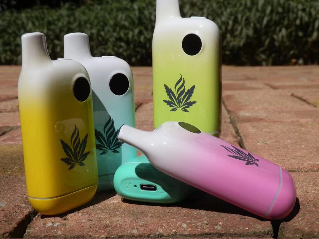 How Many Types of Vaporizers Are There 7 VAPORBA Celare 510 thread battery on the ground