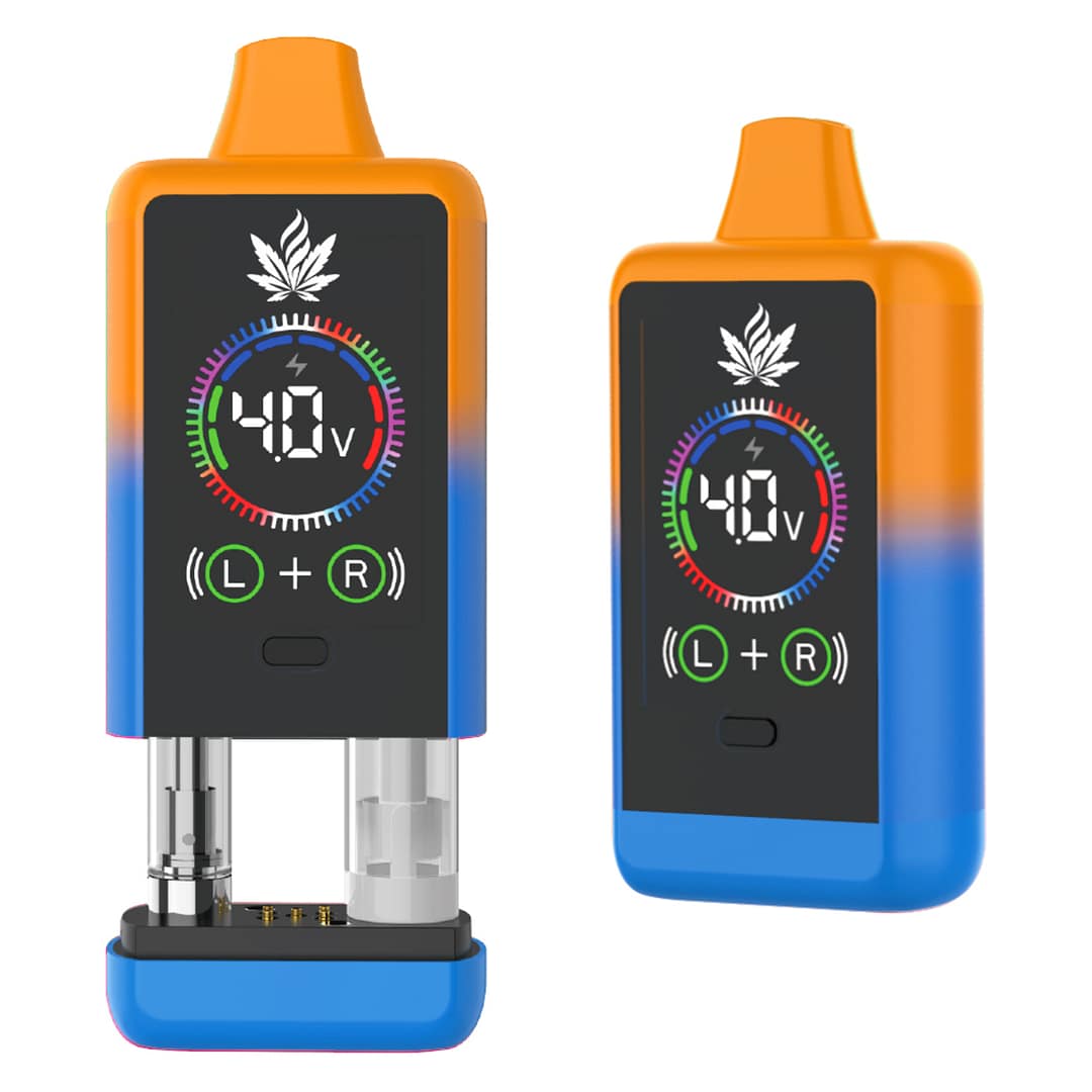 VAPORBA Duo 510 Thread Battery 3 Duo orange blue
