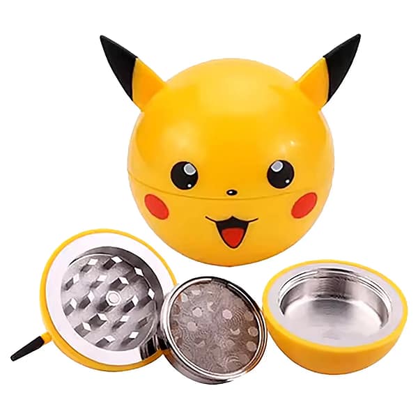 VAPORBA Pikachu Herb Grinder 5 Pikachu entirety and three apart