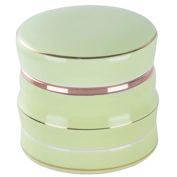 VAPORBA Ceramic Herb Grinder 19 Ceramic Herb Grinder Green