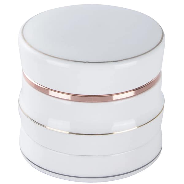 VAPORBA Ceramic Herb Grinder 17 Ceramic Herb Grinder White