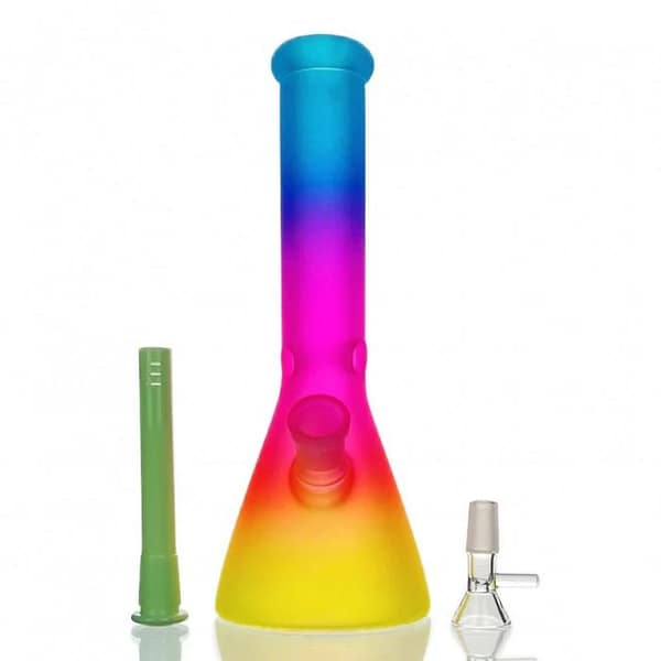 VAPORBA Colorful Frosted Beaker Bong 14 Colorful Frosted Beaker Bong blue pink yellow apart 1500*1500