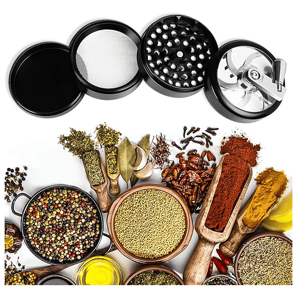 VAPORBA Handcrank Herb Grinder 3 Handcrank Herb Grinder grindable dry herbs