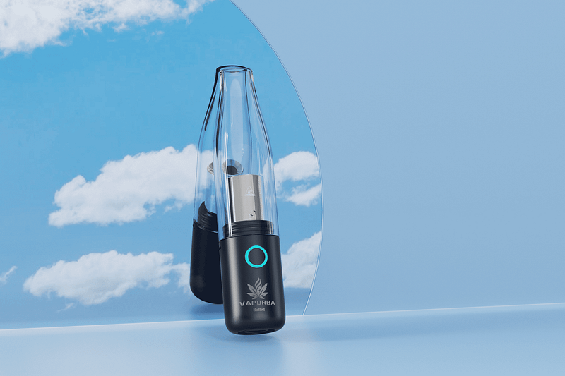 What Are the Different Types of Concentrate Vaporizers 1 Bullet with blue sky and white clouds