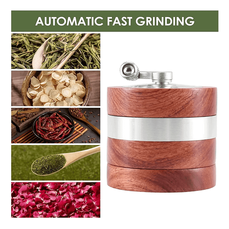 The Science of Grinding: How Grind Size Impacts Flavor and Effect 3 Wooden Herb Grinder Automatic Fast Grinding 1500*1500